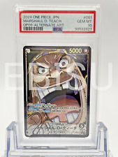 PSA 10 Marshall D. Teach OP09-081 Leader Alt Art cartão de uma peça japonês A267 comprar usado  Enviando para Brazil