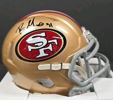 Mini capacete RAHEEM MONSTER autografado SF49ERS. FANÁTICOS comprar usado  Enviando para Brazil