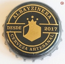 Chapa cerveza ALBAYZINERA xapa kronkorken tappi bottle cap capsule, usado comprar usado  Enviando para Brazil