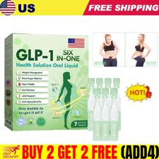 GLP-1 Six-in-One Health Solution Oral Liqud, uma garrafa para atingir tudo EUA, usado comprar usado  Enviando para Brazil