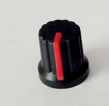 100 peças de botões de vaso de plástico 6 mm -- cor PRETO-VERMELHO, usado comprar usado  Enviando para Brazil