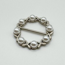 Silver tone faux for sale  STEVENAGE
