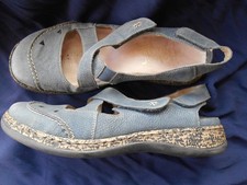 Rieker blue nubuck for sale  LEICESTER