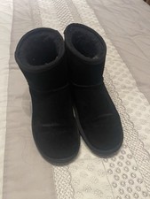Boots black sheepskin for sale  ILFORD