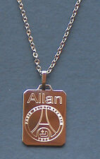 Pendentif acier gravé d'occasion  Jaux