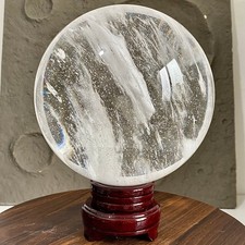 Manifestacja przezroczysty kryształ - 178mm stopiony kwarcowy kuba - 16,3 funta na sprzedaż  Wysyłka do Poland