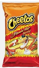 Cheetos crunchy flaming for sale  SOUTHALL