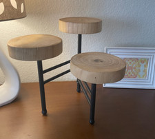 Tiered wood black for sale  Sun City