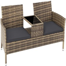 Rattan gartensitzbank tisch gebraucht kaufen  Igersheim