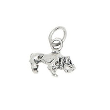 Sterling silver bulldog for sale  Duncan