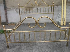 Letto ottone matrimoniale usato  Italia