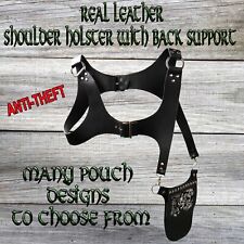 Real leather shoulder for sale  NEWTON ABBOT