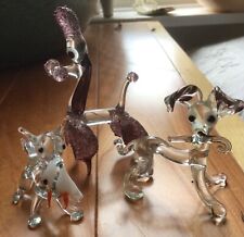 Three glass animal for sale  LIVERPOOL