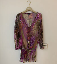 Purple beaded crystals for sale  LONDON