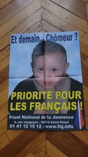 Affiche politique front d'occasion  Clermont-Ferrand-