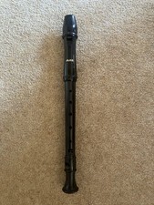 Aulos black recorder for sale  COBHAM