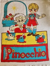 Cobertor térmico vintage para berço Riegel Textile Corp Pinóquio e Geppetto comprar usado  Enviando para Brazil