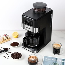 Cafeteira programável 10 xícaras com moedor de rebarba integrado testado Ranbomer  comprar usado  Enviando para Brazil