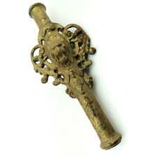 Lâmpada espaçadora antiga de ferro fundido gárgula rosto de leão gótico art déco 10"L 4,5"W comprar usado  Enviando para Brazil