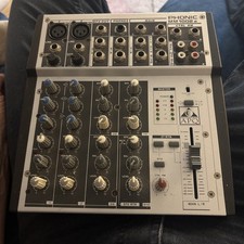 Phonic mm1002 mixer for sale  COLCHESTER