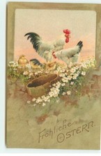 Embossed card fröhliche d'occasion  Expédié en Belgium
