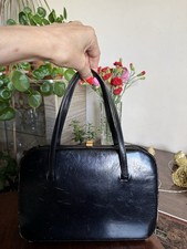 Real leather black for sale  SOUTHALL