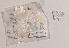 Schmetterlinge stoff weiß gebraucht kaufen  Pirmasens