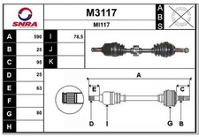 M3117 transmission colt d'occasion  Saint-Etienne