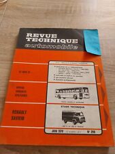 Revue technique saviem d'occasion  Avignon