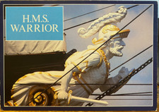 Postcard hms warrior for sale  West Yellowstone