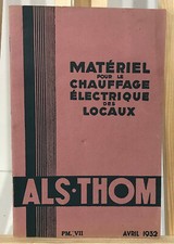 Old document alsthom d'occasion  Expédié en Belgium