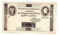 Assignat livres octobre d'occasion  Saint-Just-en-Chaussée