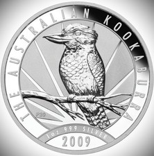 Silberunze kookaburra 2009 gebraucht kaufen  Schweitenkirchen