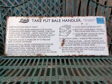 Lister bale handler for sale  BEXLEYHEATH