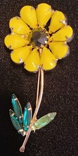 Daisy brooch gold for sale  Johnstown