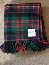 Vintage tartan blanket for sale  CALLANDER