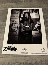Rob Zombie autógrafo foto 8x10 assinada à mão cantora estrela do rock certificado de autenticidade duplo comprar usado  Enviando para Brazil