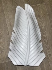 White leaf vase for sale  PICKERING