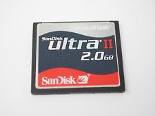 CARTÃO DE MEMÓRIA CÂMERA FLASH COMPACTO SANDISK ULTRA II 2GB CF. comprar usado  Enviando para Brazil