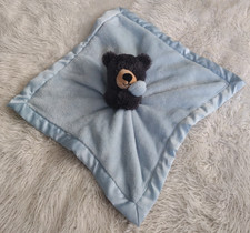 Cobertor de segurança Carter's preto cinza escuro urso azul bebê cetim amoroso 14” 2018 comprar usado  Enviando para Brazil