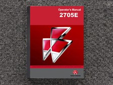 Manual de manutenção do proprietário do operador MASSEY FERGUSON TRACTOR 2705E comprar usado  Enviando para Brazil