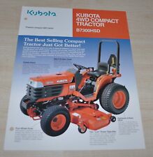 Kubota B7300HSD 4WD Kompaktowy ciągnik wysokoprężny Japońska broszura na sprzedaż  PL