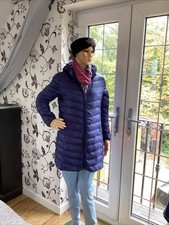 Blue puffa coat for sale  ILMINSTER