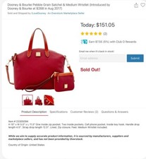 Dark red dooney for sale  Spencer