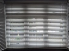 White wooden blinds for sale  LONDON