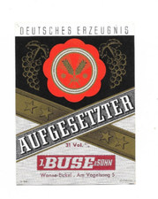 Altes etikett aufgesetzter gebraucht kaufen  Prösen