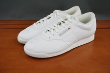 Tênis de corrida Reebok Princess Classic feminino 10 couro branco cano baixo comprar usado  Enviando para Brazil