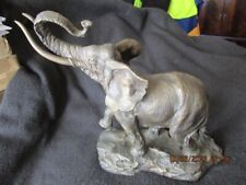 Elephant large bronze for sale  CHESTERFIELD