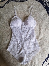 Body dentelle blanche d'occasion  Eaubonne