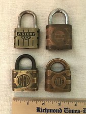 Vintage brass padlocks for sale  Culpeper